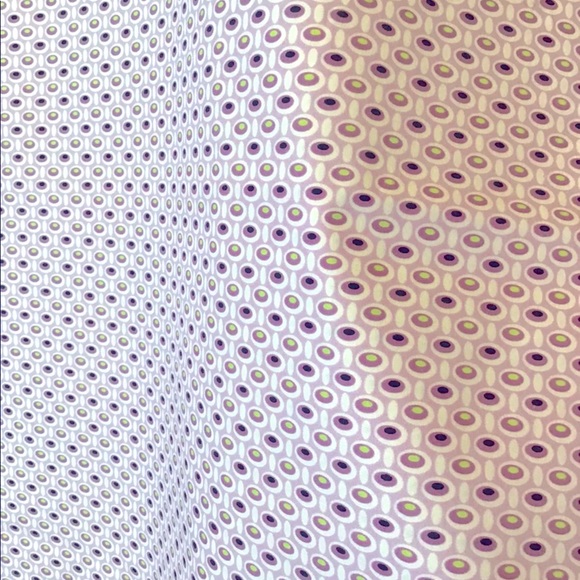 Psychedelic Acid Purple Green Fish Eye Fabric - Picture 2 of 4